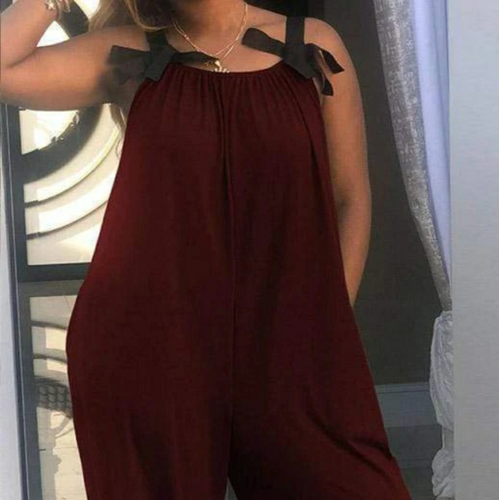 Jumpsuit (Red Wine) New Without Tags